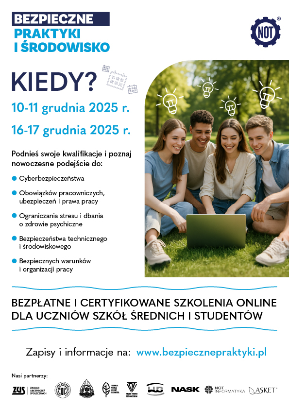 Plakat - Bezpieczne Praktyki i Środowisko